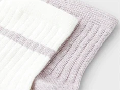 Name It elderberry/cloud dancer strømper (4-pak)